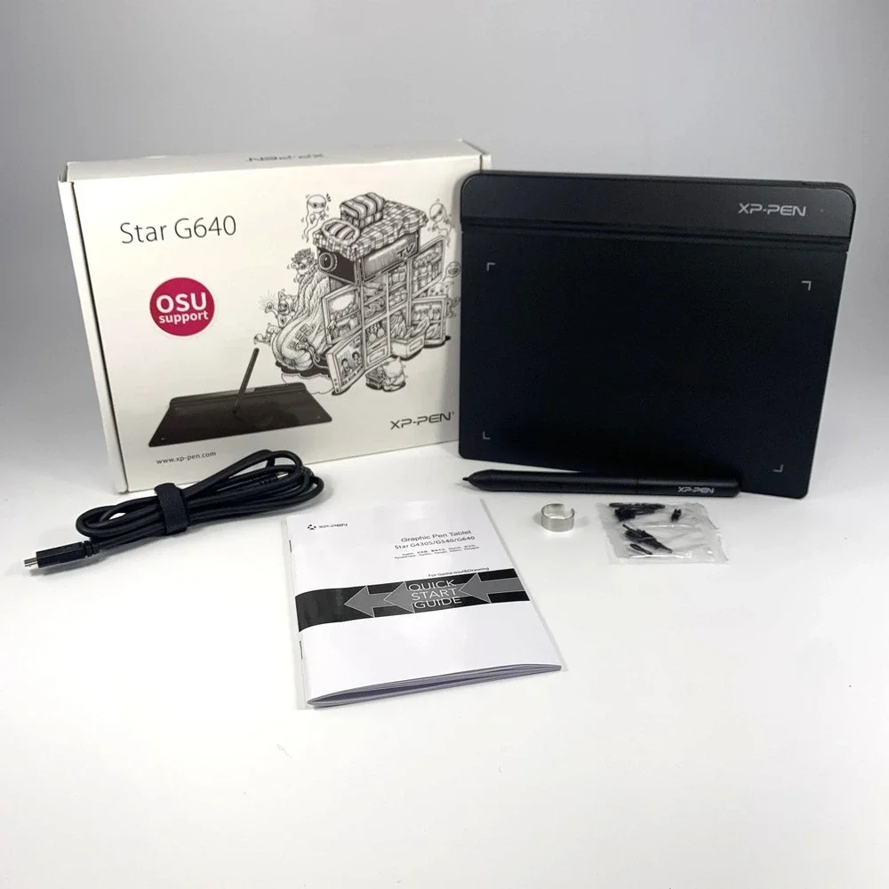 XP-PEN‎ Star G640 Art Graphics Drawing Tablet Battery-free Stylus Pen